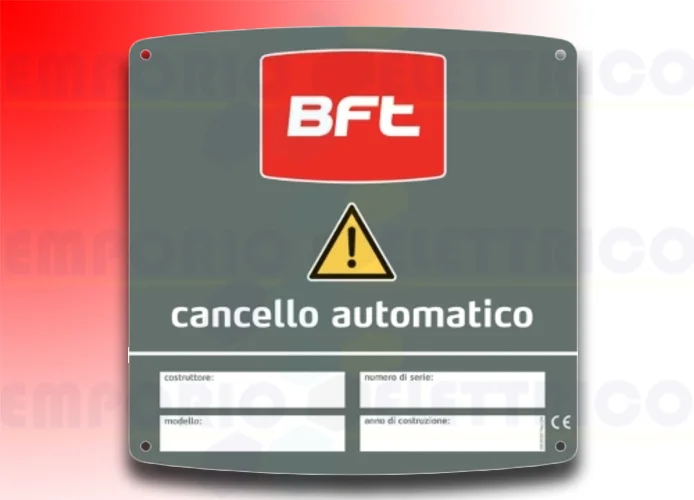 bft cartello di segnalazione cms d831081