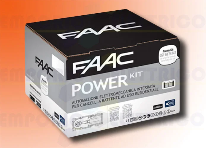 faac kit automazione power 24v dc power kit safe 106747445