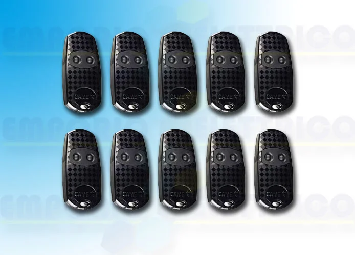 came 10 telecomandi bicanale codice fisso 433mhz 001top-432ee top-432ee