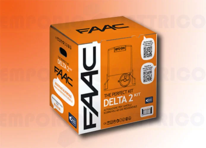 faac kit automazione 230v ac delta2 kit perfect 105914