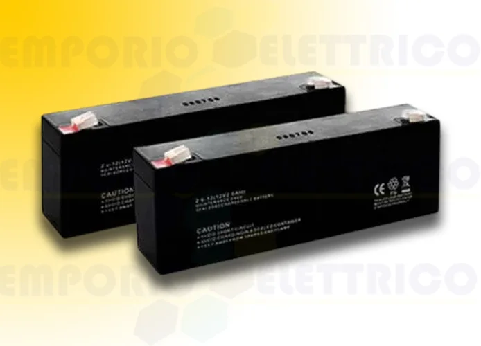 fadini confezione 2 batterie 2,6 per elpro Ah 632l