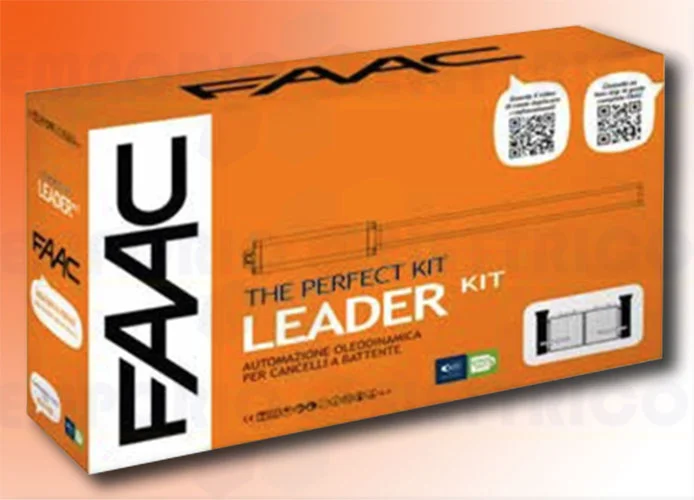 faac kit automazione 230v ac leader kit perfect 105911fr