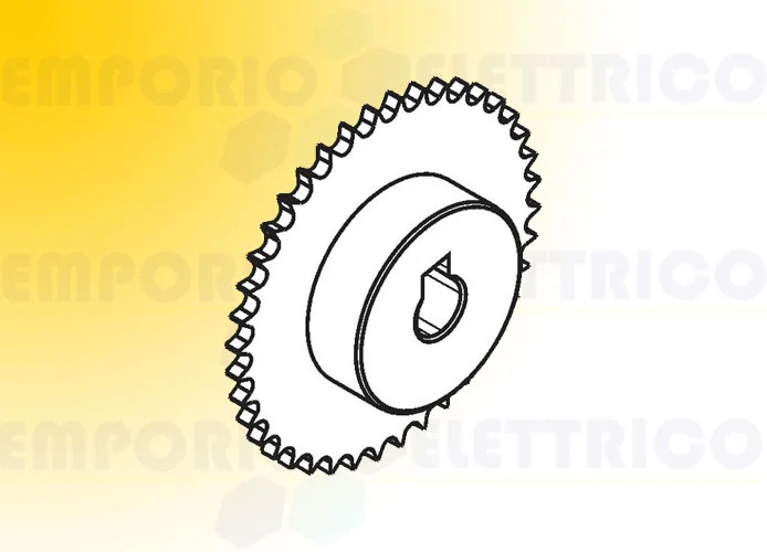 fadini pignone semplice 1/2" z40 foro ø 25mm 2036l