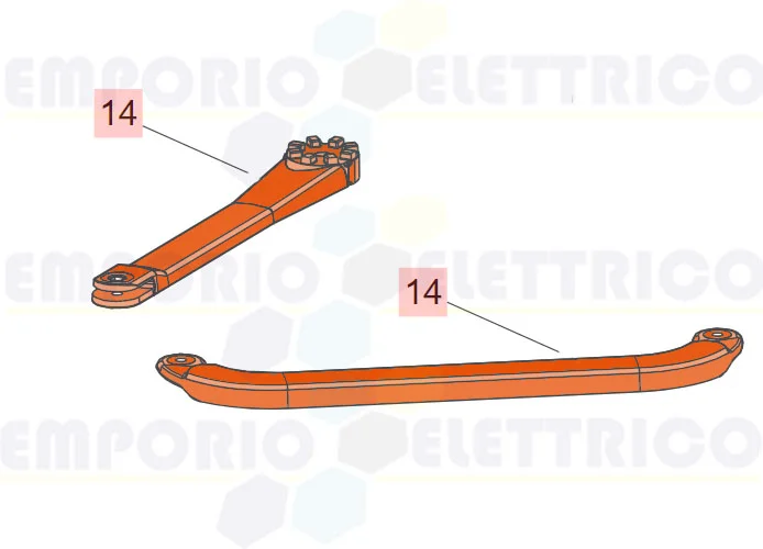 faac ricambio gruppo bracci 391-compas 63003422