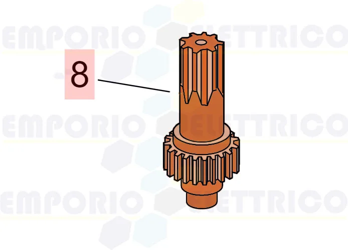 faac ricambio pignone martinetto 750/2003 7192465