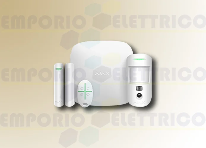 ajax starterkit cam wireless bianco 38172