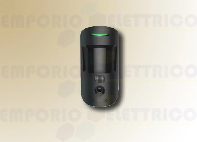 ajax rilevatore di movimento wireless nero motioncam 38191