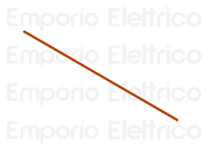 faac ricambio profilo costa asta rettangolare m. 50 63003265