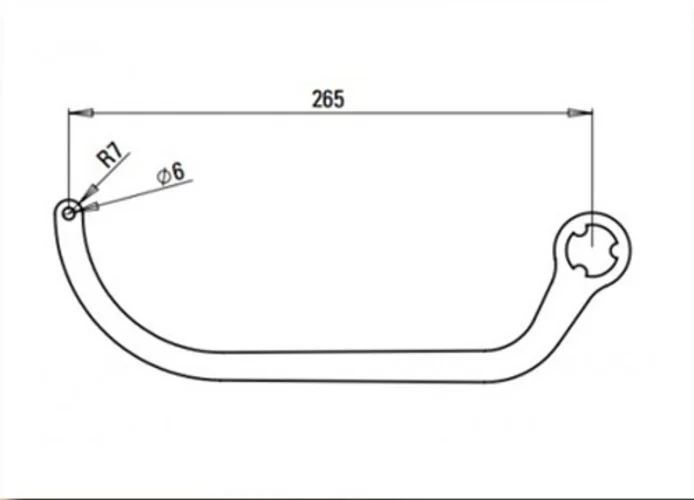 faac coppia di bracci n1d bianco nd4 105729