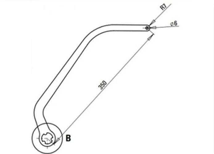 faac coppia di bracci n1d marrone nd6 1057313