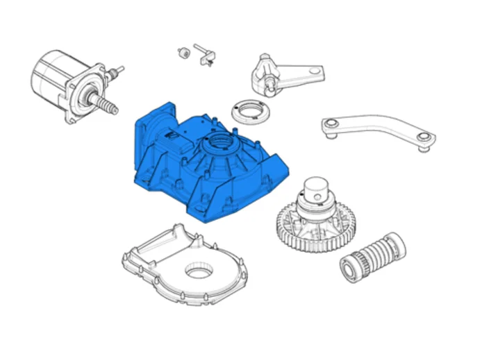 came ricambio cassa motoriduttore frog 119ria013