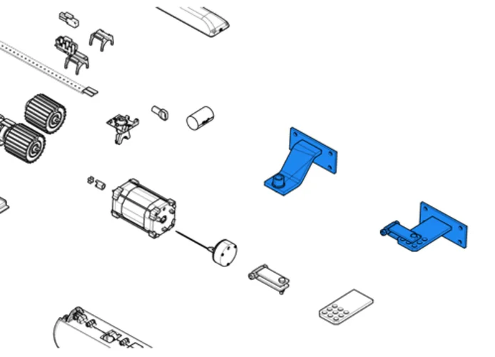 came ricambio scatola accessori ati 88001-0157