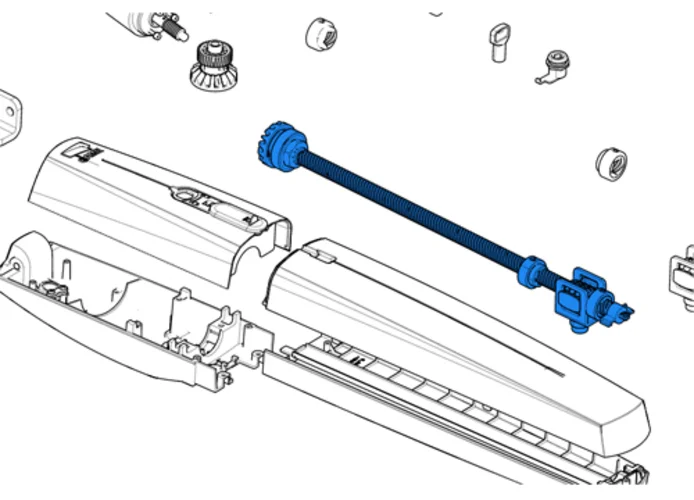 came ricambio gruppo riduzione axi25 swn25 88001-0134