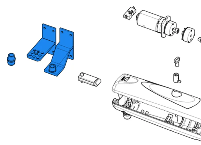 came ricambio scatola accessori axo 3/4 88001-0155