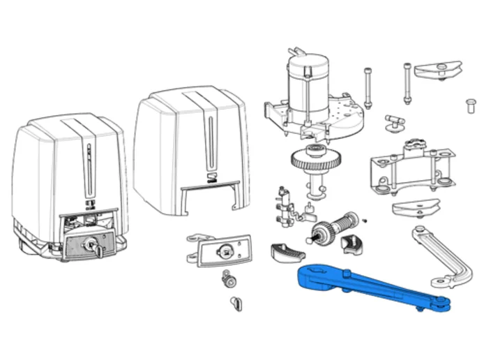 came ricambio braccio motore fast40 119rid372