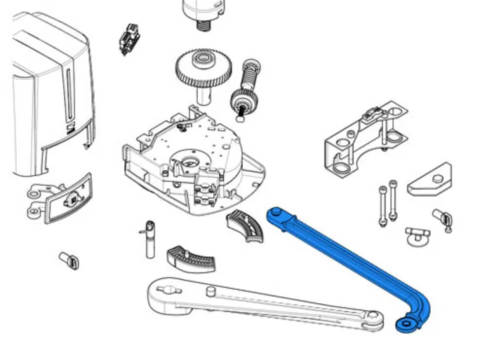 came ricambio braccio condotto fast 88001-0197