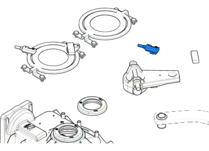 came ricambio supporto interruttore magnetico frog 119ria059