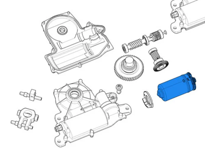 came ricambio gruppo motore frog-j 119ria065