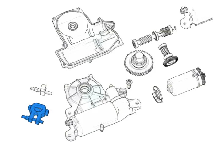 came ricambio braccio trasmissione frog-j 119ria071