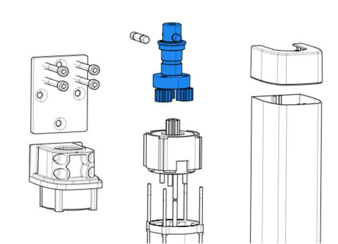 came ricambio albero lento stylo 119rid338