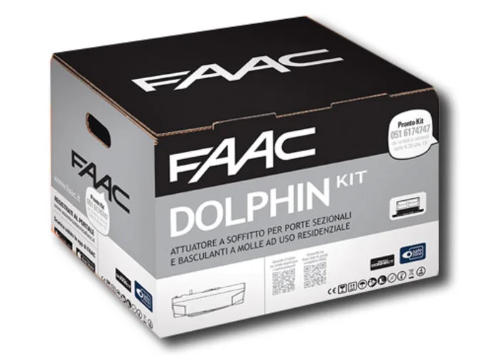 faac kit automazione dolphin 24v dc dolphin kit safe 10566544fr