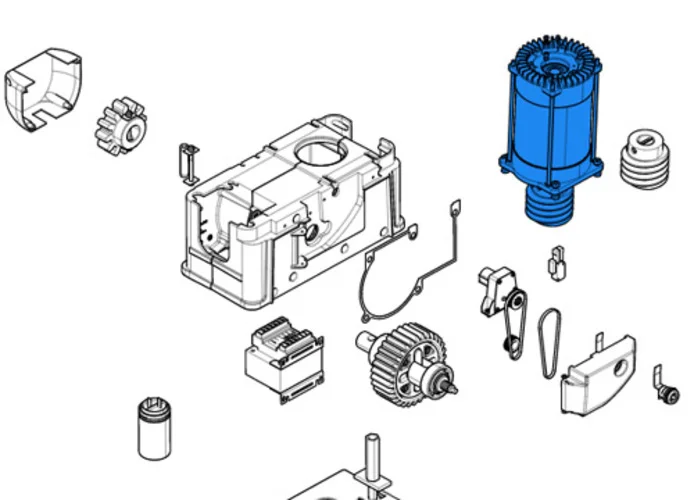 came ricambio gruppo motore bk 119ribk052