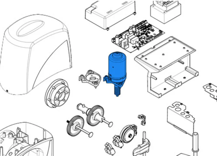 came ricambio gruppo motore bx 119ribx059