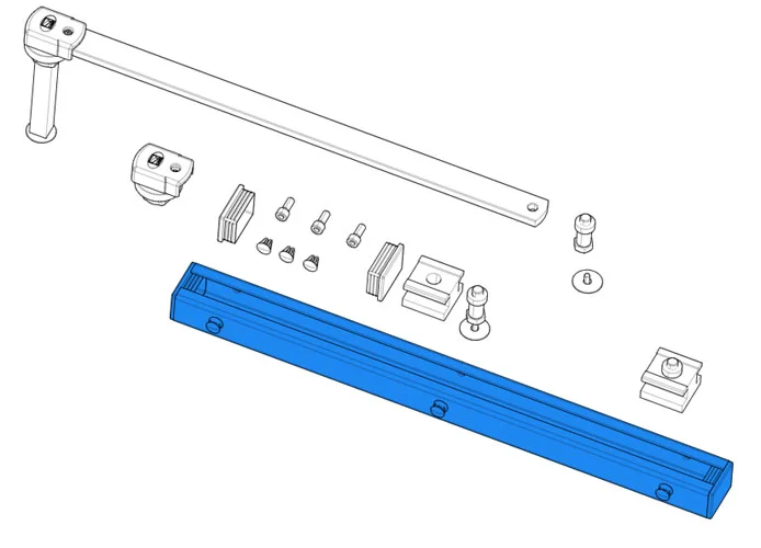 came ricambio guida a slitta f4000 119rid254