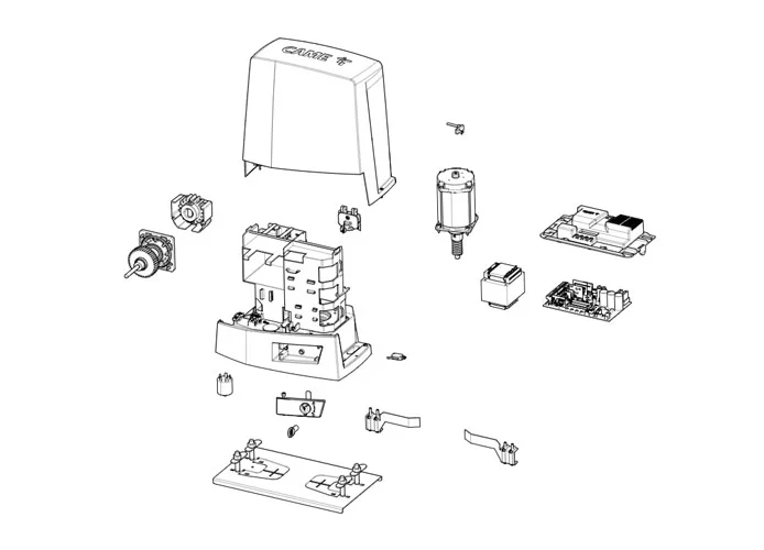 came pagina ricambi per motore bkv20ags 801ms-0310
