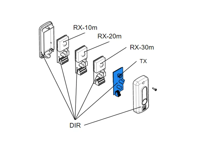 came ricambio scheda elettronica tx dir 119rir136