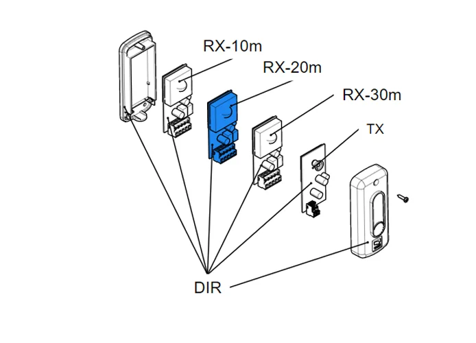 came ricambio scheda elettronica rx dir20 119rir138