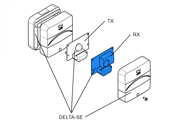 came ricambio scheda elettronica rx delta-se 119rir386