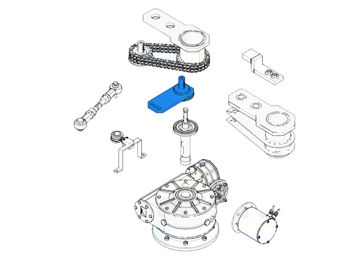 came ricambio braccio motoriduttore superfrog 119ria082