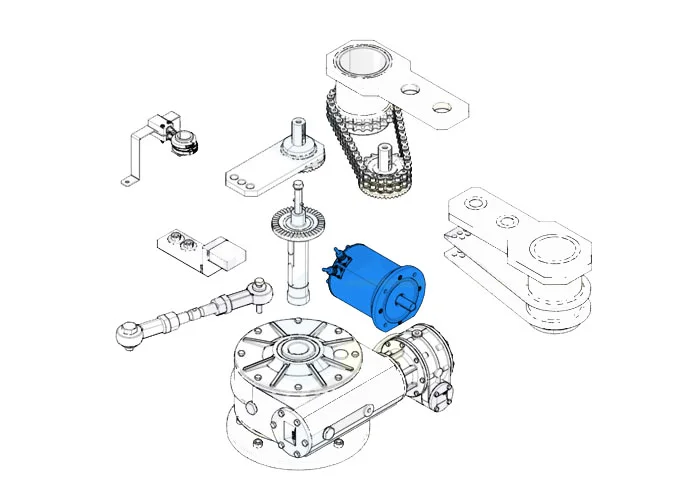 came ricambio gruppo motore frog-md 119ria080