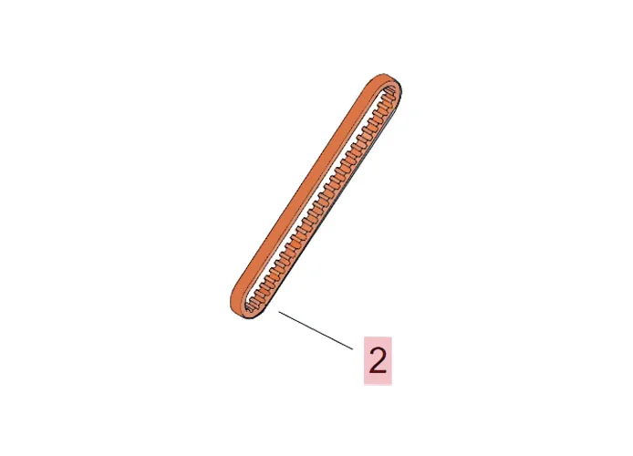 faac ricambio cinghia d.t2,5/265-6 pol.a+p. 7412035