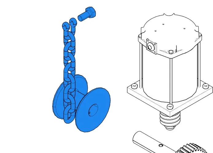 came ricambio puleggia avvolgicatena cat-x 119rix007