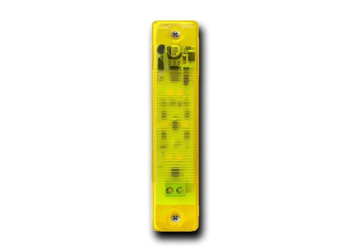 nologo lampeggiante a led mini 12/24 giallo flash-iny