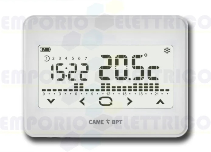 came bpt kit cronotermostato + modulo radio th/550 wh wlrl 845aa-0070