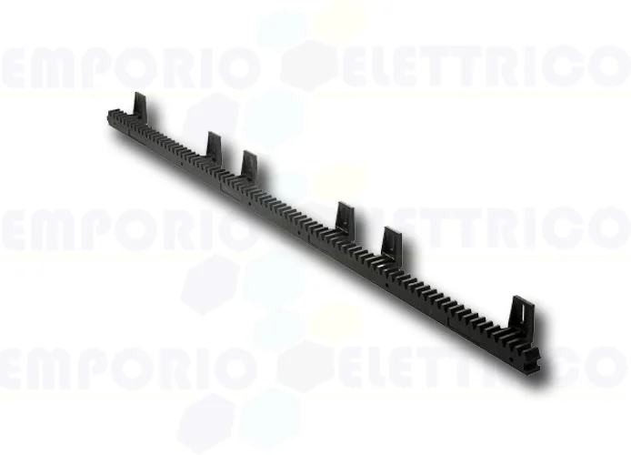 nice cremagliera plastica modulo 4 nylon 30x20 - 1 metro - roa6