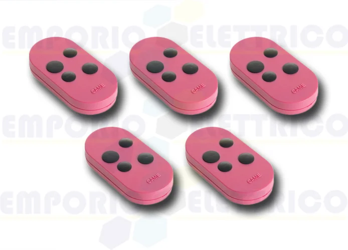 came 5 telecomandi 4 canali codice fisso rosa topod4fps 806ts-0105