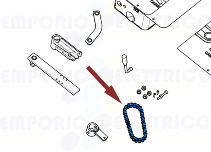 came ricambio frog cfn catena trasmissione fl180 119ria036