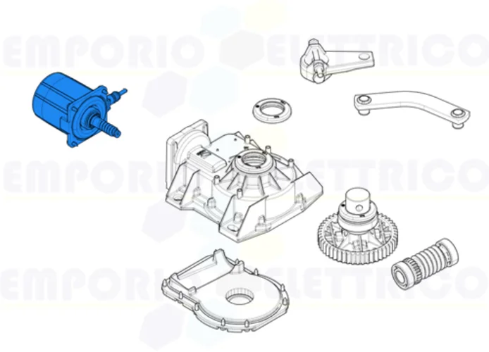 came ricambio gruppo motore frog 119ria061