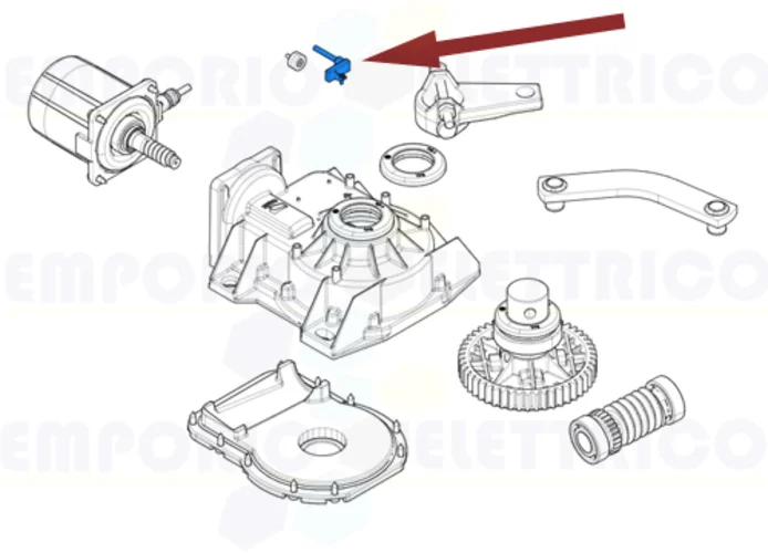 came ricambio dispositivo encoder con cavo 2500 mm 119ria084