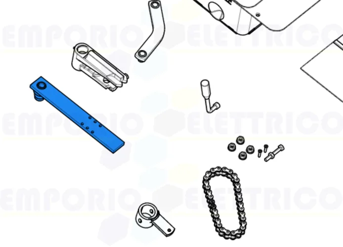 came ricambio staffa attacco cancello cassa frog 119ria043