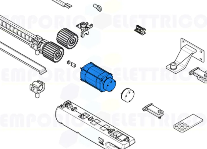 came ricambio gruppo motore + freno ati 24v 88001-0136