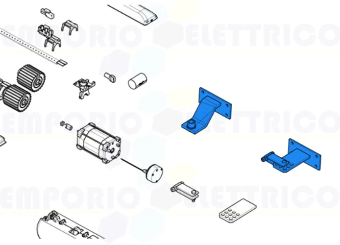 came ricambio scatola accessori ati 88001-0157