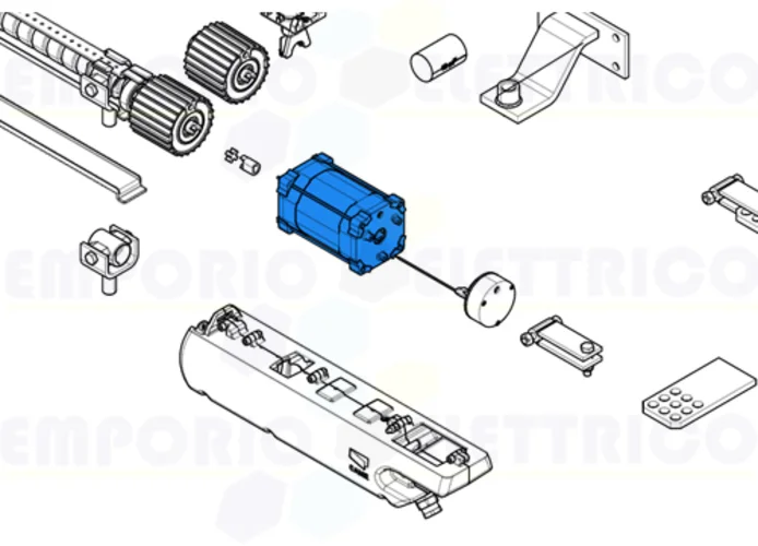 came ricambio gruppo motore serie ati 230v 119rid109