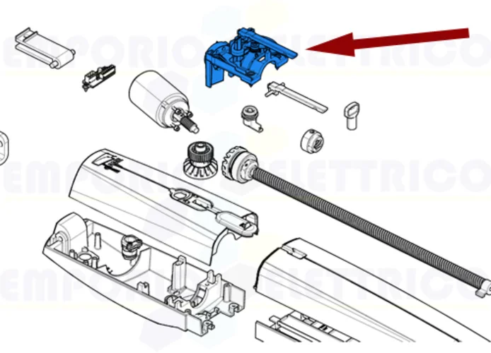 came ricambio semiguscio riduttore axi20-25 119rid492