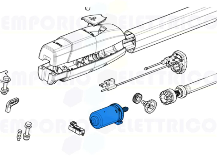 came ricambio gruppo motore 24v ats30-50 88001-0230