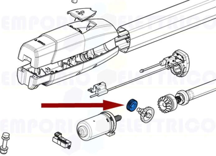 came ricambio pignone riduttore ats30-50 88001-0232